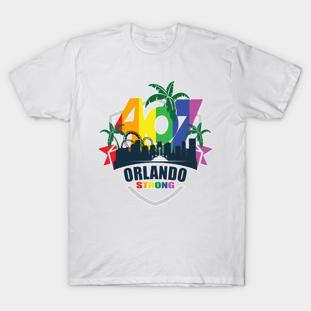 407 Orlando Strong with Pride T-Shirt by AssortedRealitee